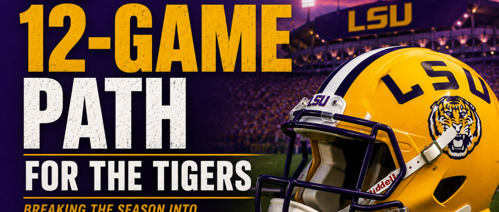 LSU football's 2026 12-game path