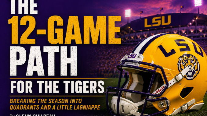 LSU football's 2026 12-game path