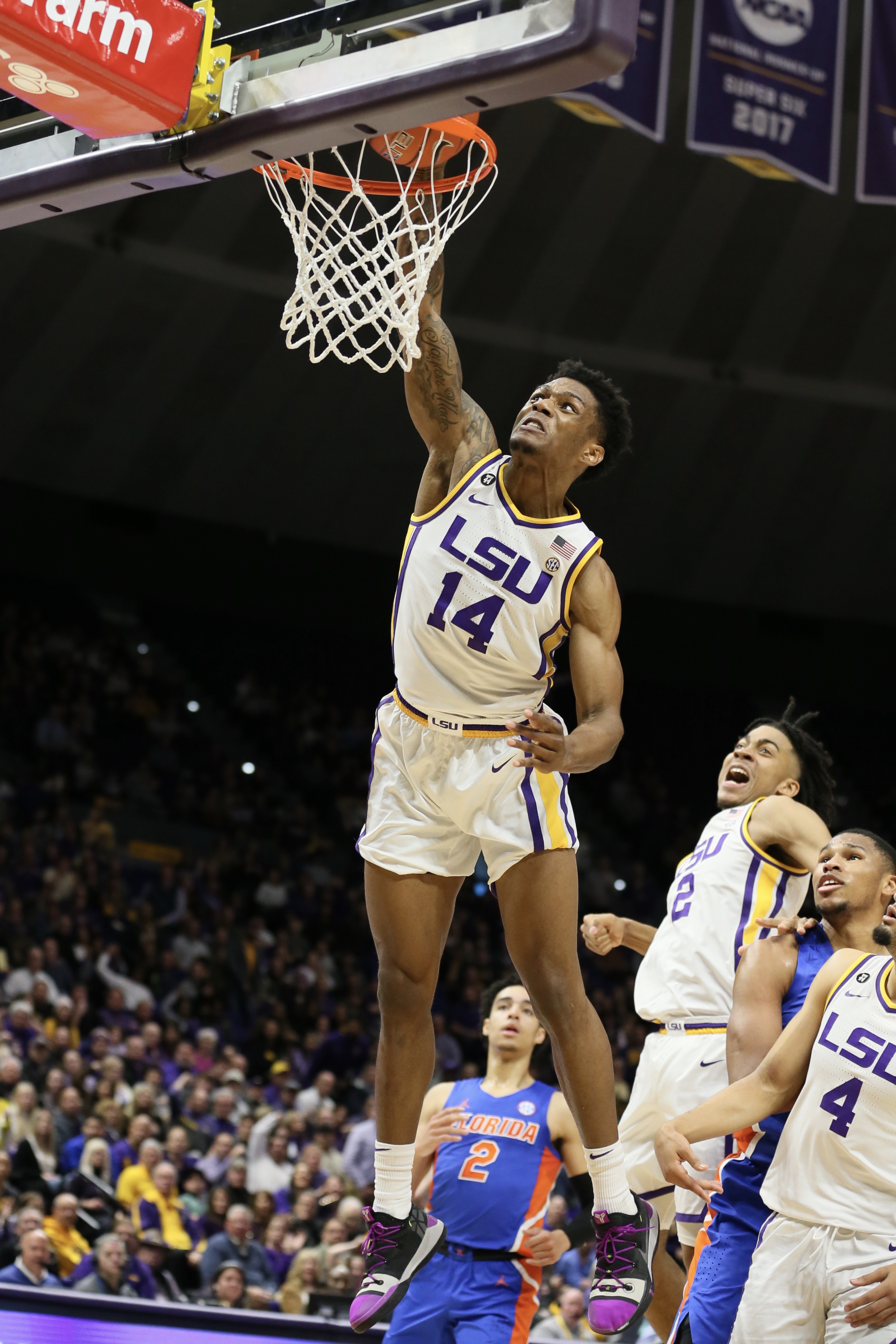 lsu basketball shorts