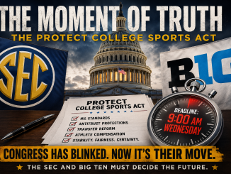 Moment of Truth for Protect College Sports Act