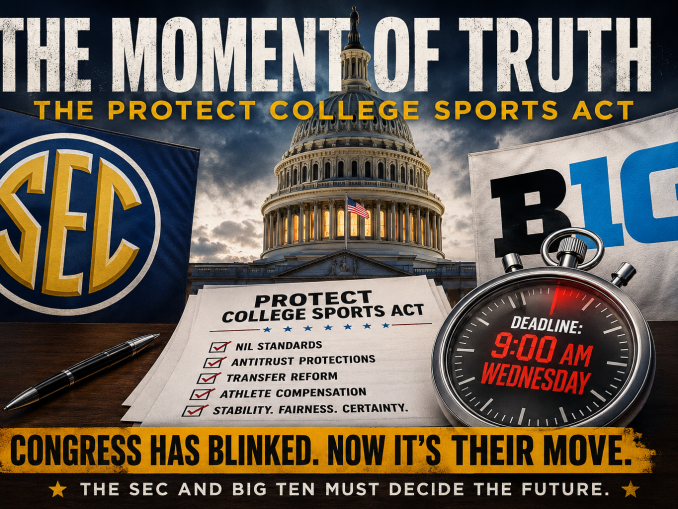 Moment of Truth for Protect College Sports Act
