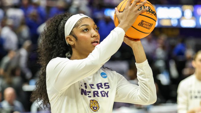 LSU All-American Angel Reese leads her No. 3 seed Tigers against Middle Tennessee State, seeded No. 11, on Sunday in the PMAC. PHOTO By Jonathan Mailhes