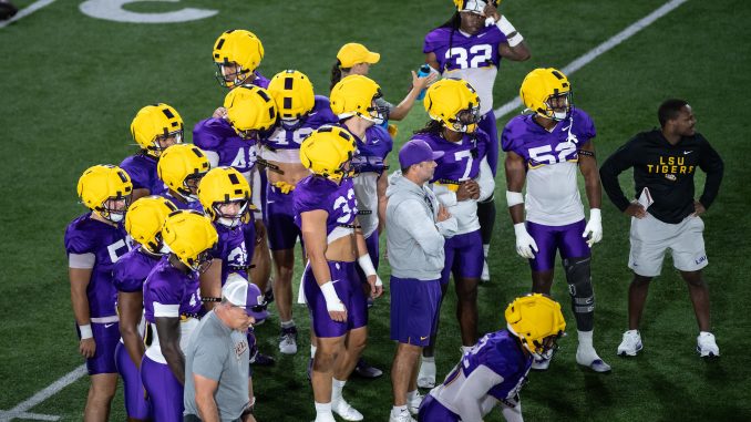 NCAA Football 2025 LSU Fall Practice AUG 2 LSU football fall camp 2025 day 4