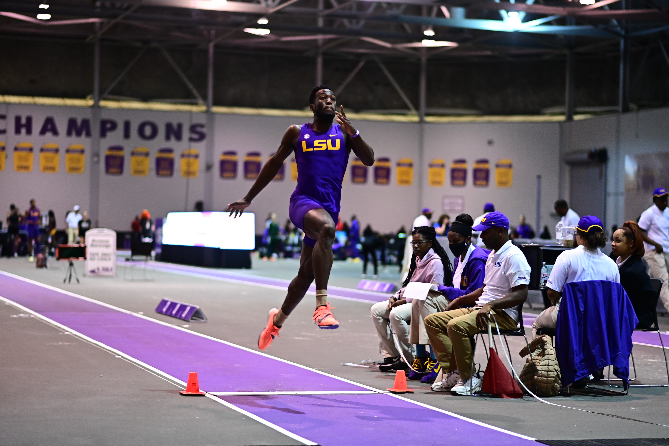 Brandon Hicklin long jump