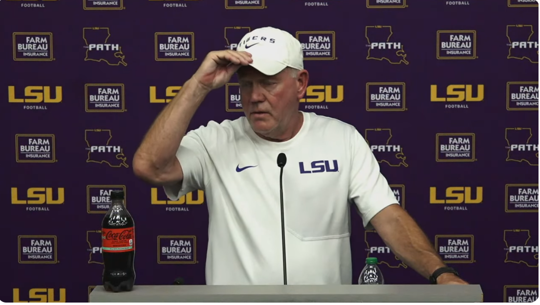 LSU Head Football Coach Brian Kelly Press Conference – Aug. 4, 2025 ...