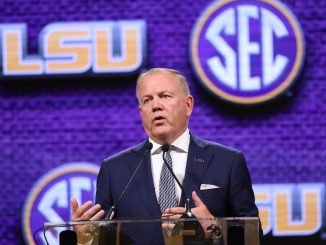 LSU head football coach Brian Kelly