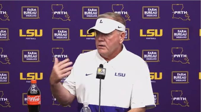 Brian Kelly final press conference before Grambling State home opener on  September 7, 2023 (Full Video)