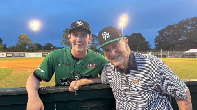 Ezra Pate and Poppa, Skip Bertman Ezra Pate and Poppa, Skip Bertman