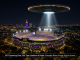 LSU's Tiger Stadium rendered on a Saturday Night