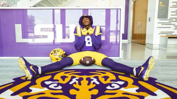 Colin Simmons in LSU uni