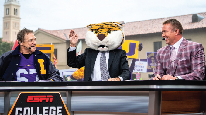 LANE KIFFIN TV: ESPN’s GameDay Will Be At LSU-Clemson Sept 5; ABC Televising Game And Ole Miss on Sept. 19