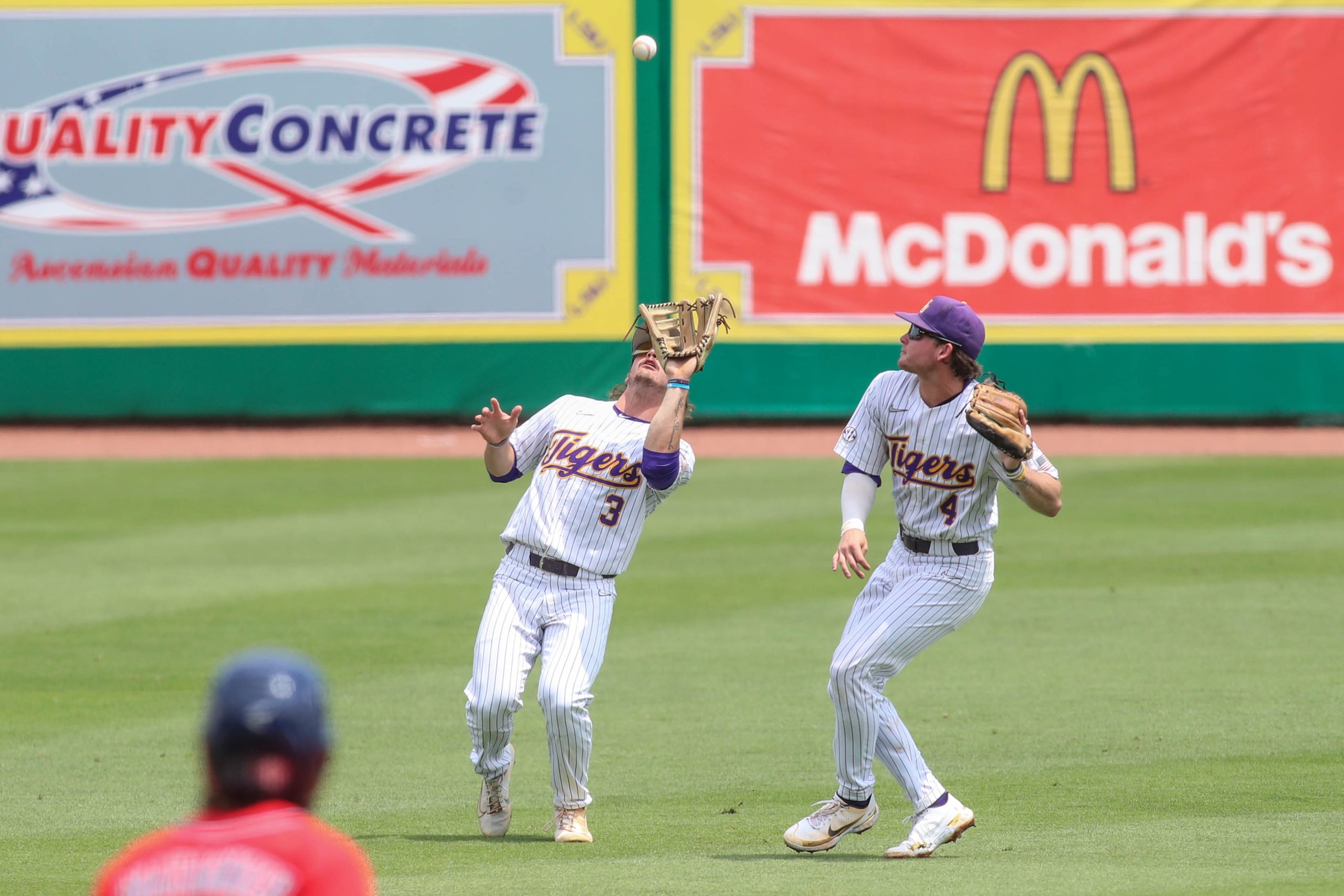 Dylan Crews gets to fly ball