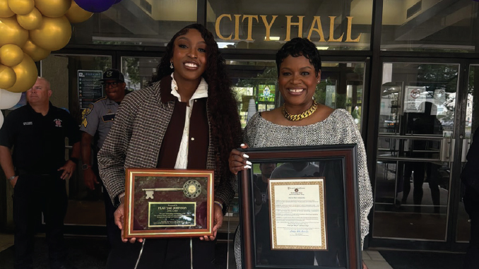 Flau'jae Johnson and Lakia Brooks, LSU