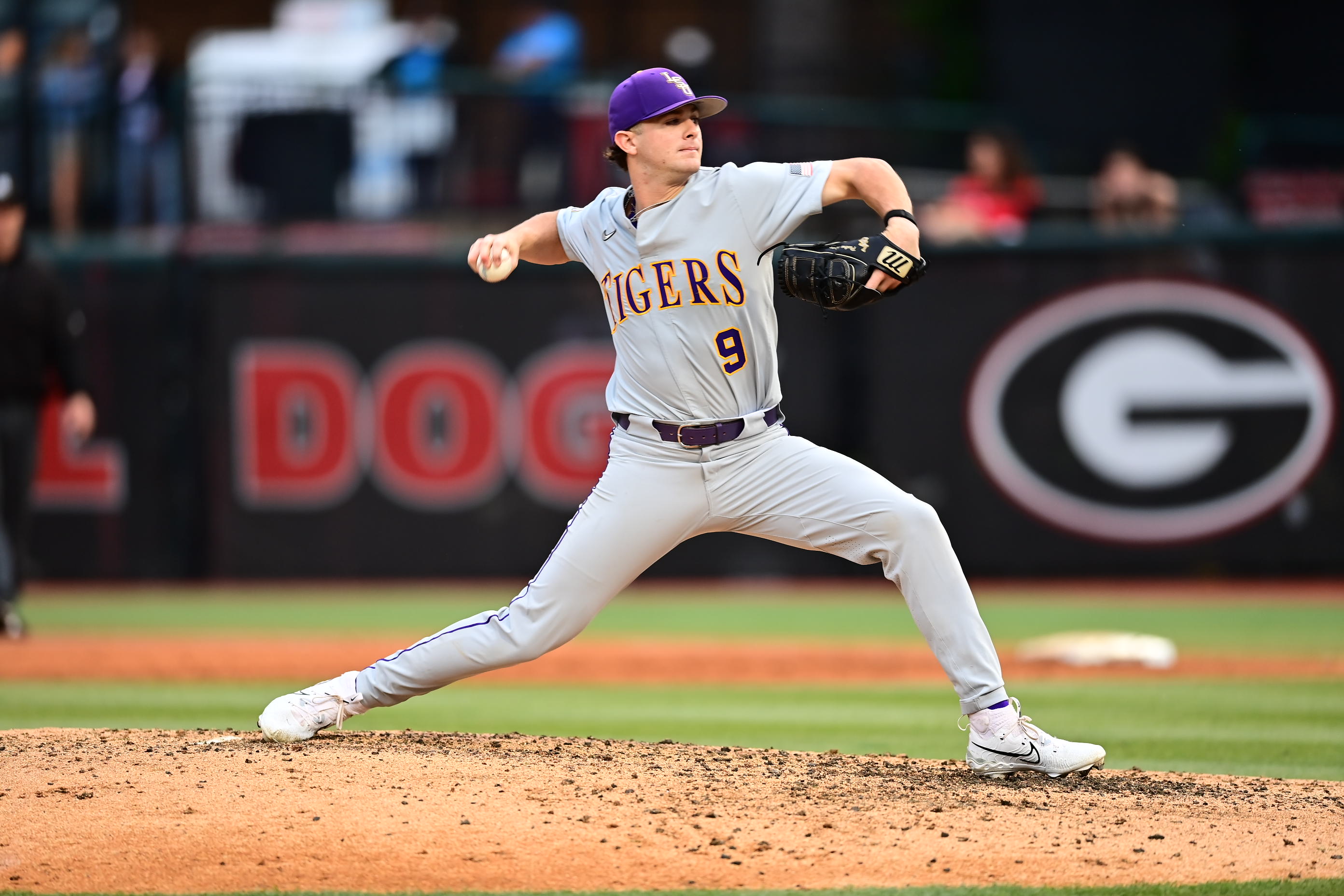 Ty Floyd solid vs GA 2 Ty Floyd solid in start against Georgia in game 2 of the series at Foley Field in Athens.