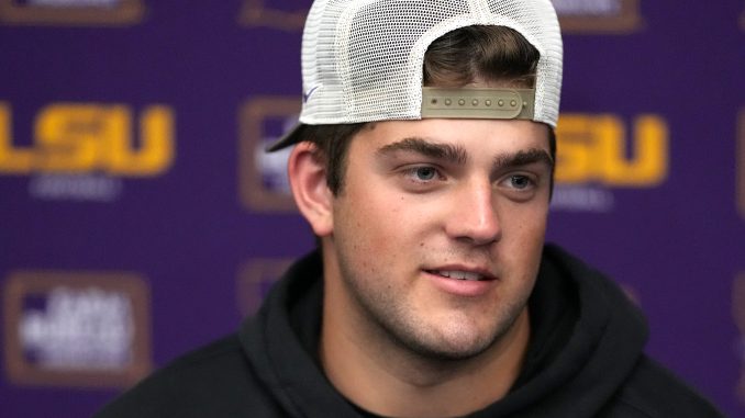 Greg Nussmeier, LSU quarterback