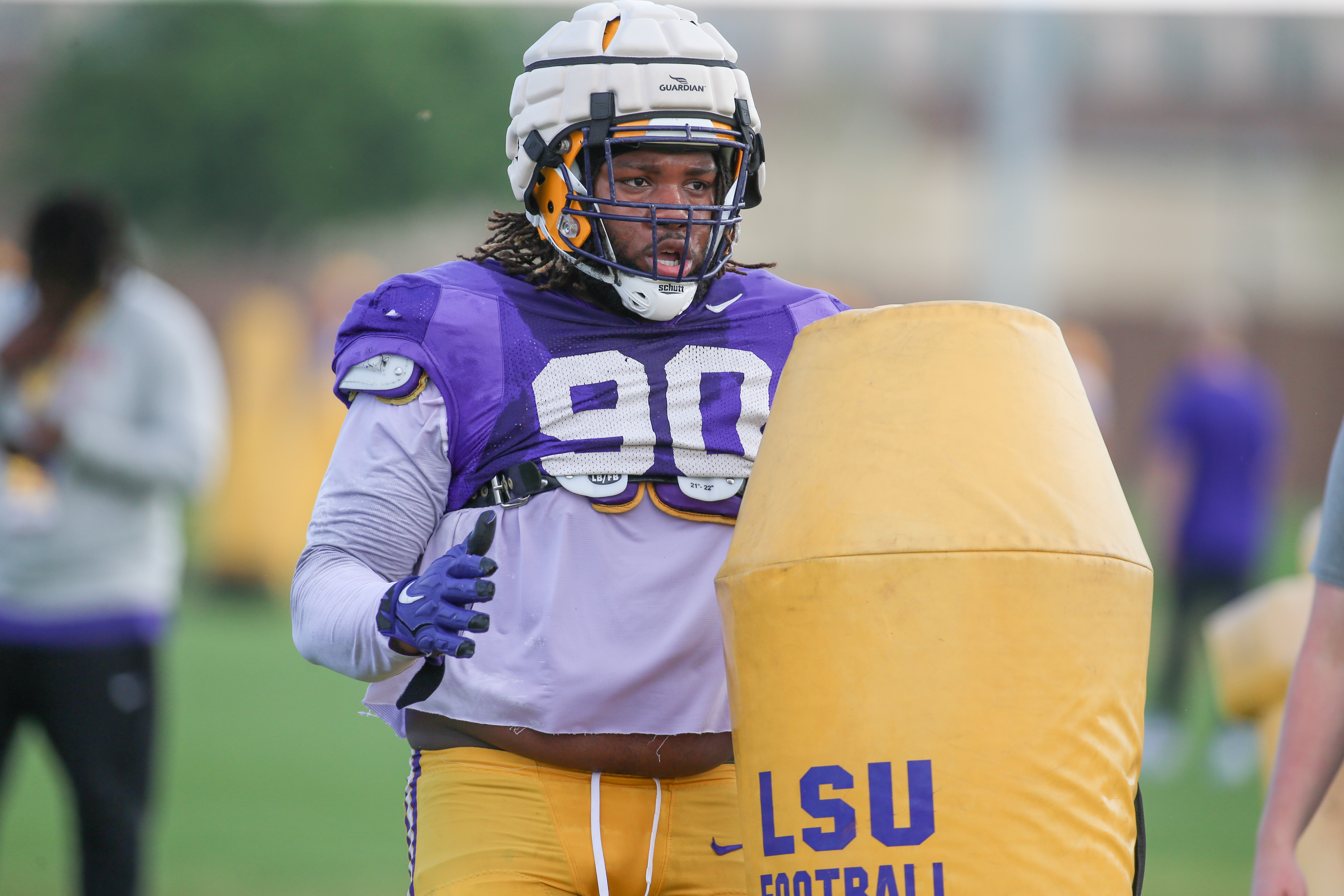 Jacobian Guillory spring practice