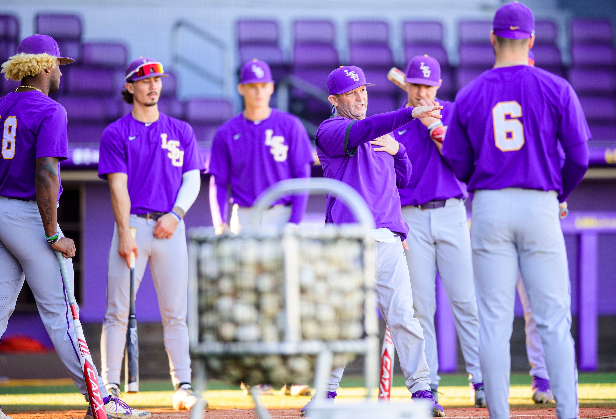 Watch LSU baseball coach Jay Johnson updates No. 1 Tigers’ pitching