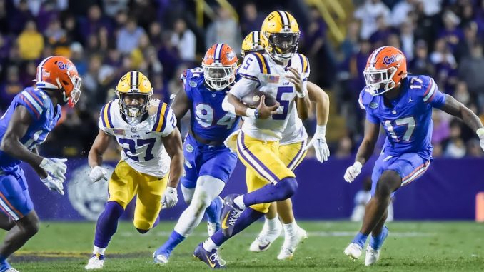 Jayden Daniels on run vs Florida