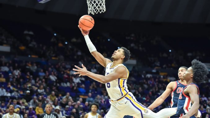 Jordan Wright against Ole Miss on 1-17-2024 in the PMAC