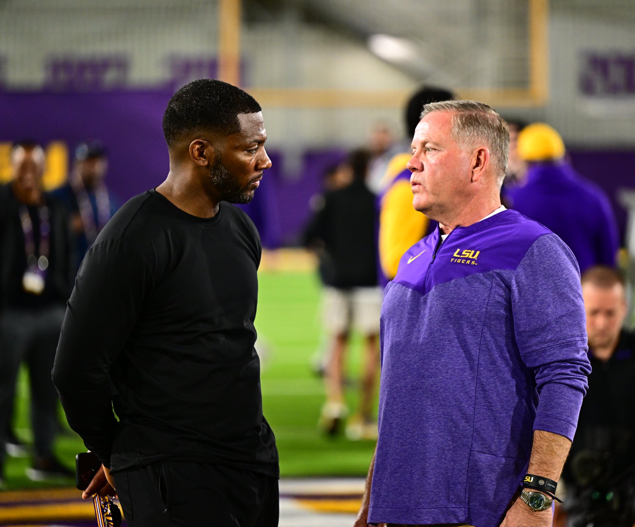 Watch: LSU football coach Brian Kelly says he's not focused on