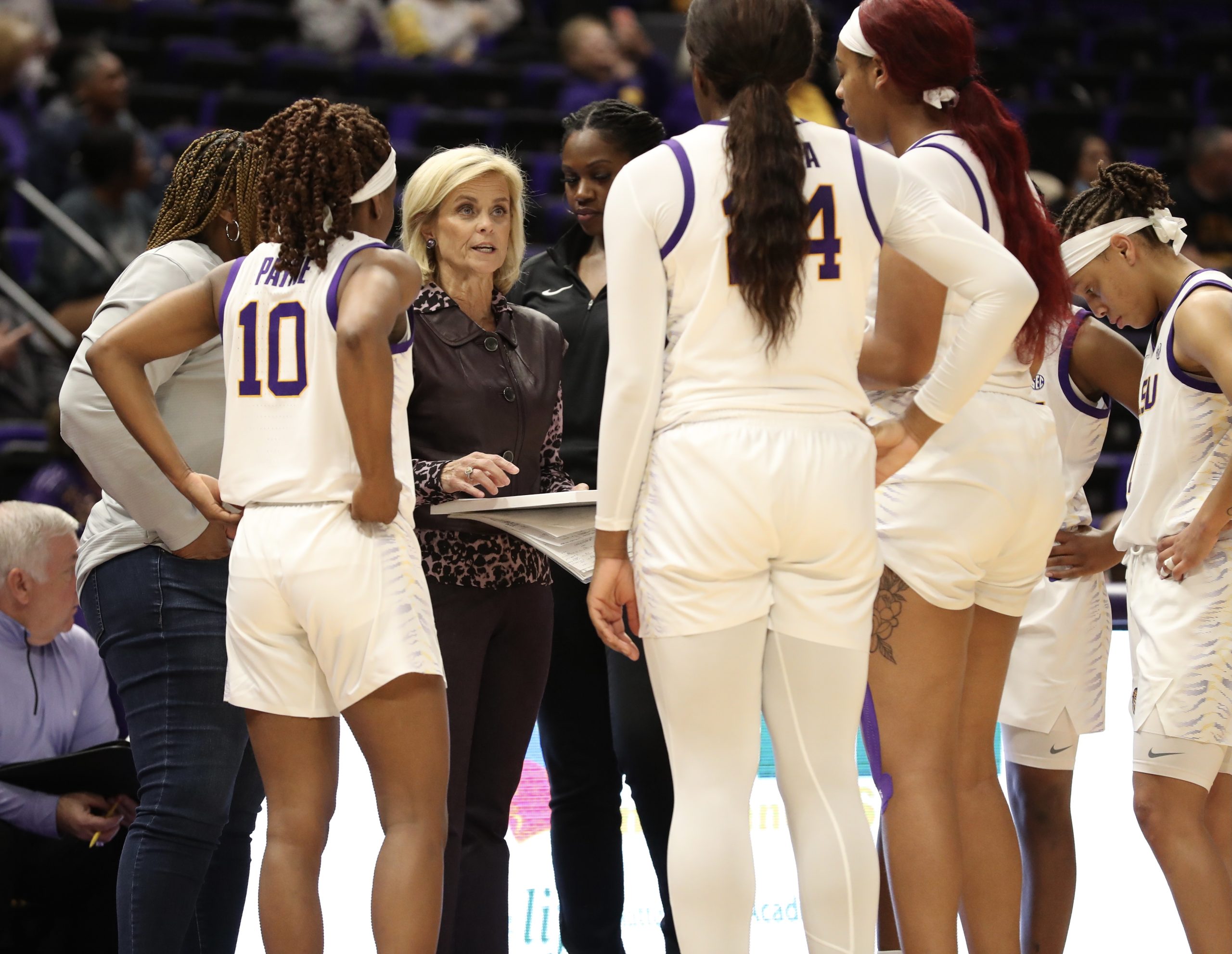 Angel Reese is back . . . and more Full Video of LSU women's coach
