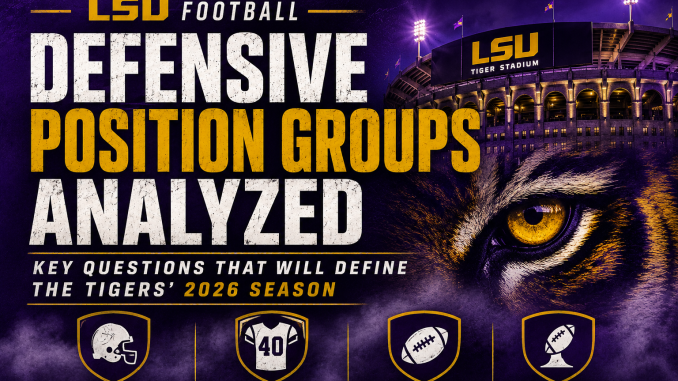 LLSU football defensive position groups 2026