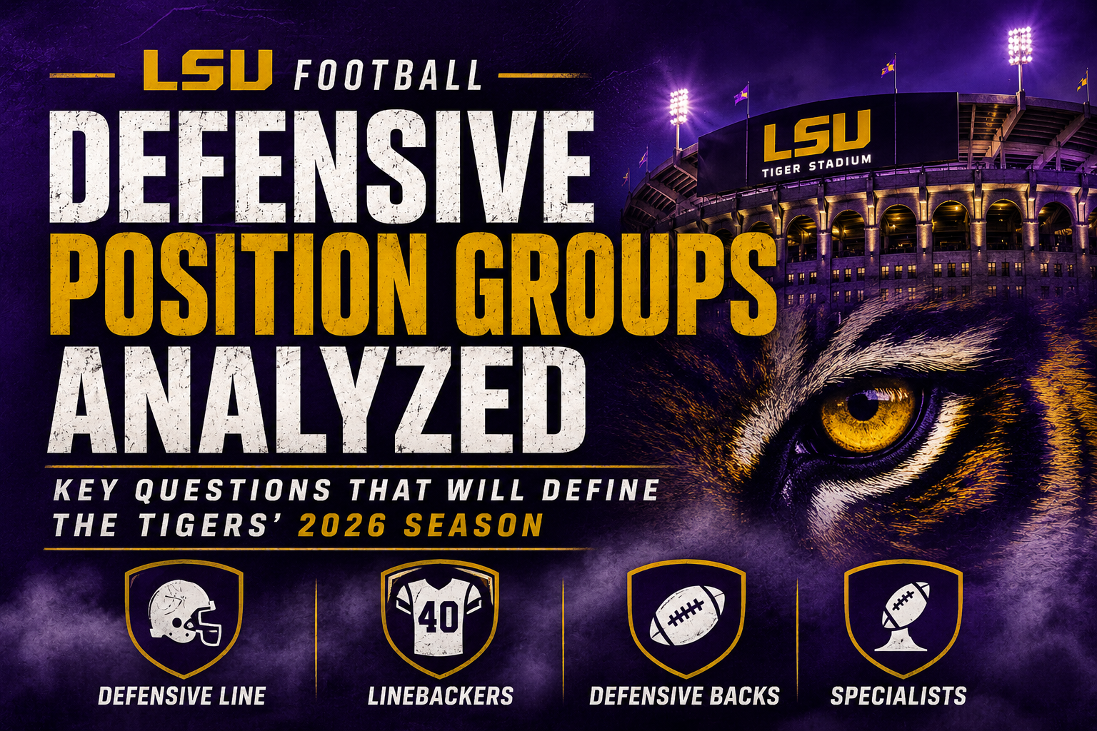 LSU Football’s 2026 Defensive Analyzed