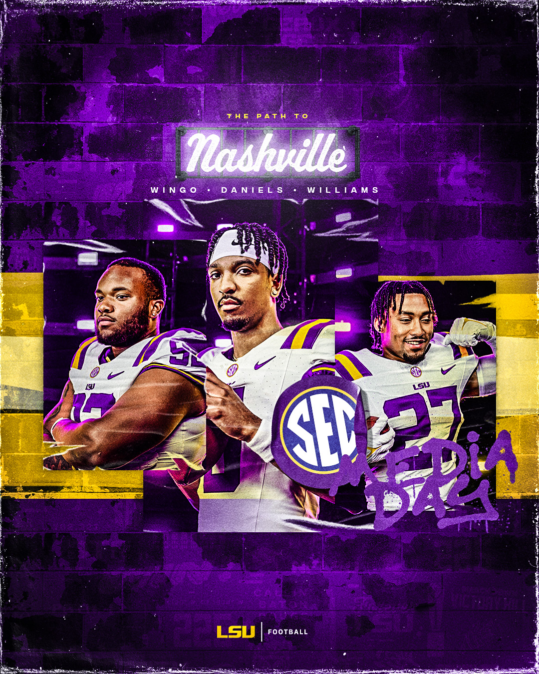 LSU trio of Jayden Daniels, Josh Williams and Mekhi Wingo join coach