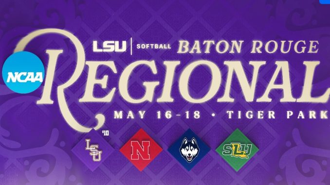 LSU softball regional host LSU Softball 10th Seed, Regional Host