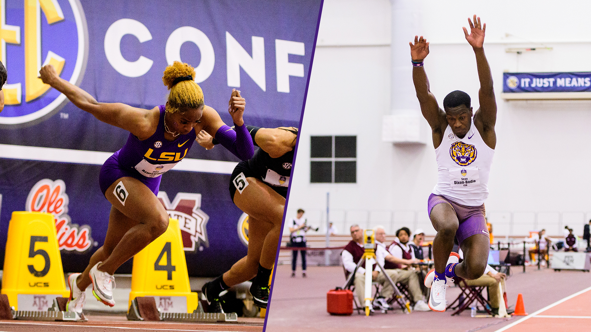 LSU track graphic