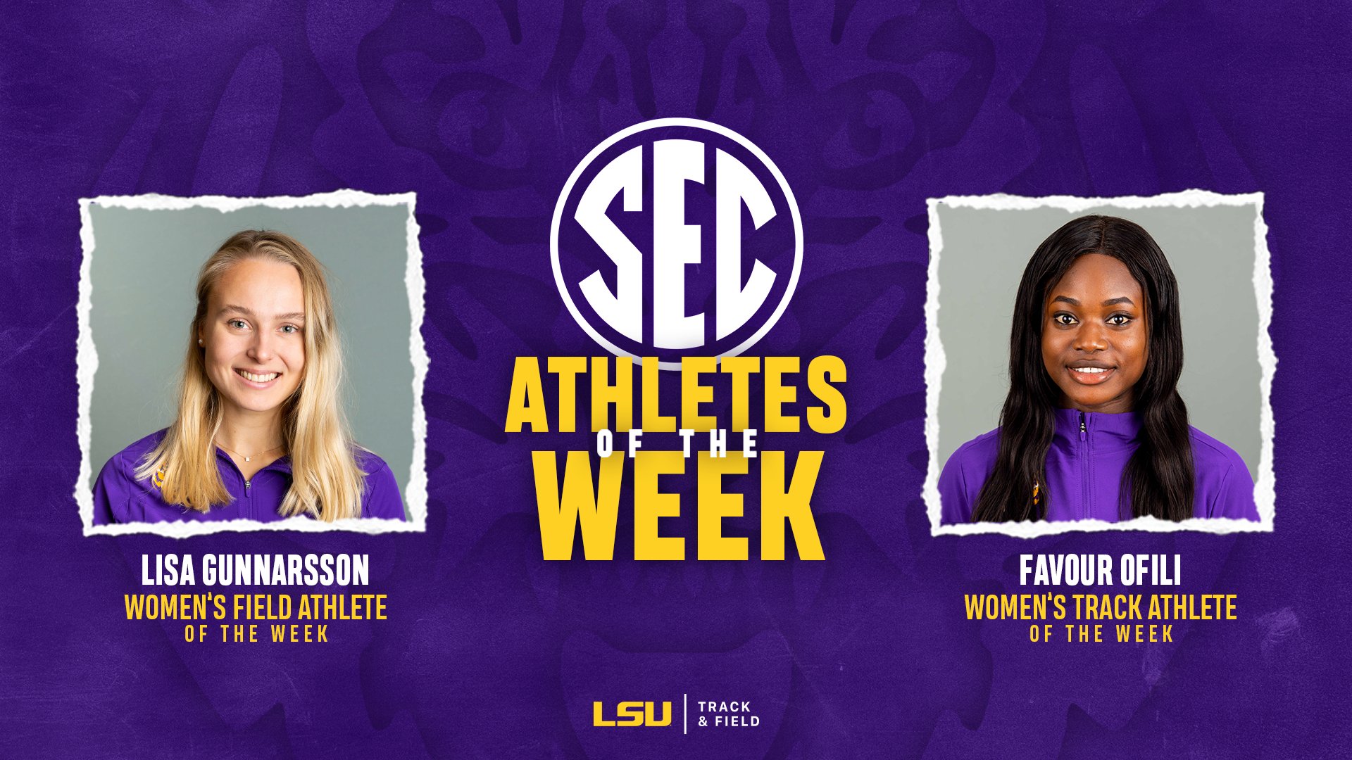 LSU track graphic