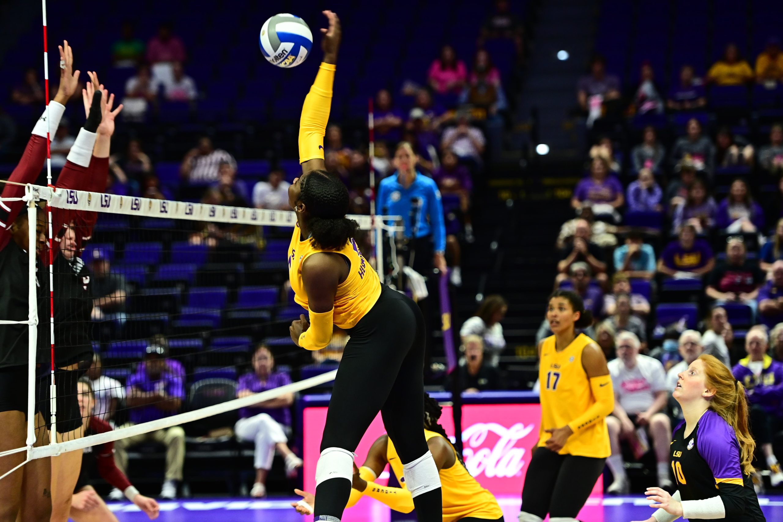 Robinson, Echter combine to lead LSU volleyball to sweep over South
