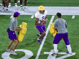 LSU wide receiver Kyren Lacey