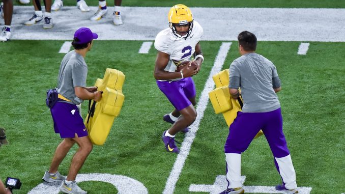 LSU wide receiver Kyren Lacey