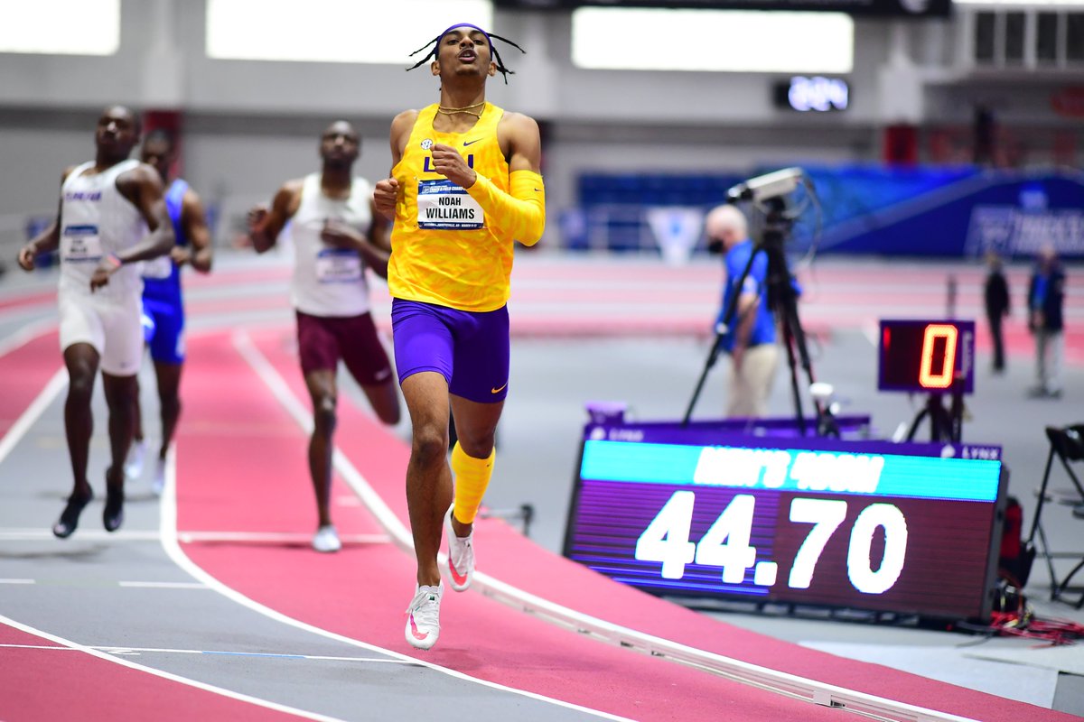 LSU men finish second, Tigers’ women third, in the NCAA indoor track