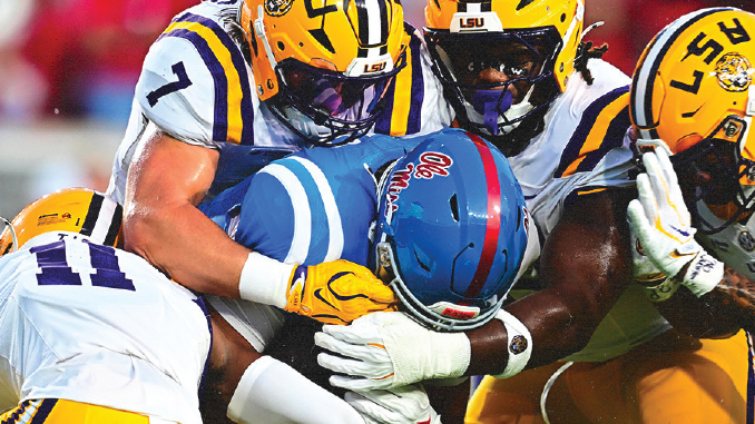 LSU defense showed up late and didn't last long enough to beat Ole Miss
