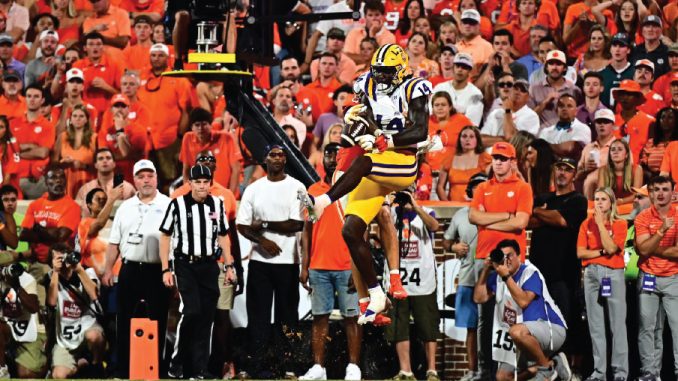 LSUFballVClemson2025_TreyDezGreen1_LSUAthletics Trey'Dez Green, LSU