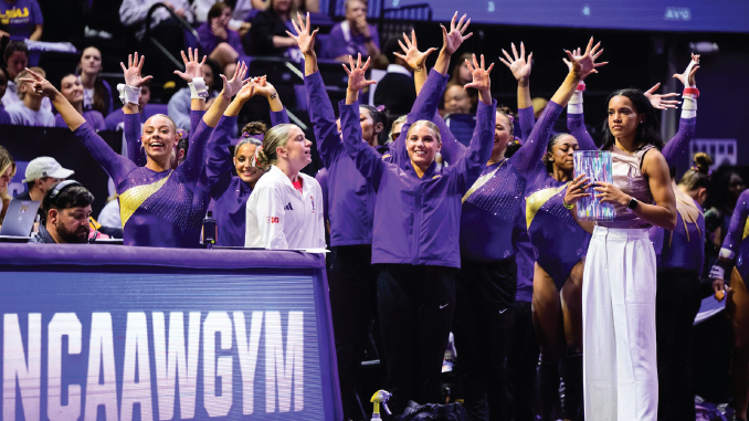 NCAA Gymnastics Semifinals Set: LSU Draws Florida, Georgia, Stanford