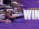 LSU Tigers Swim & Dive banner with swimmers celebrating in the pool, purple overlay and tiger logo in the corner.