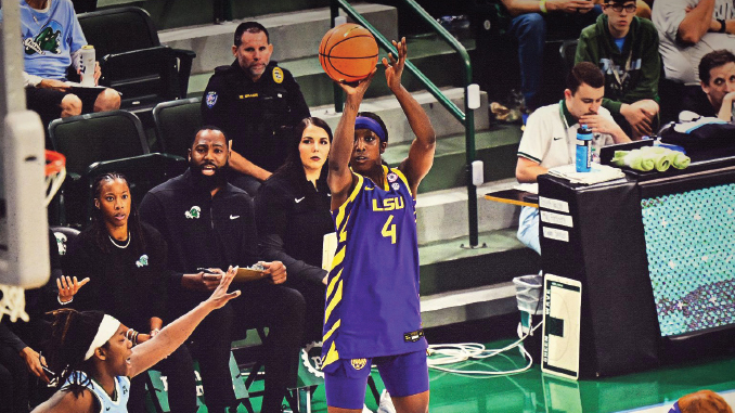 No. 5 LSU Leaves New Orleans With a 101-71 Win over Tulane