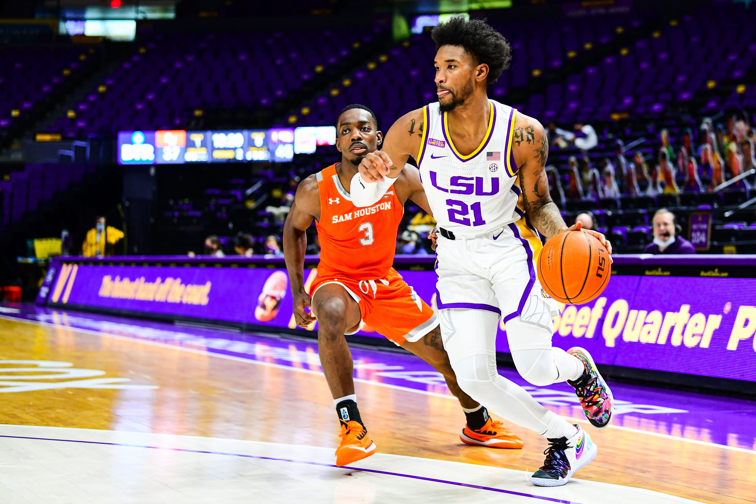 LSU basketball game tonight cancelled Tiger Rag