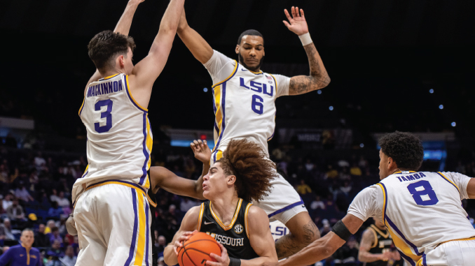 LSU Bounces Back In Style By Dominating Missouri, 78-70, For 1st SEC Win Of Season