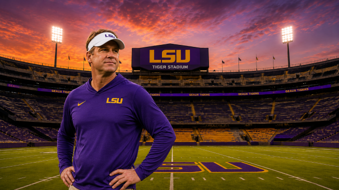 LSU head football coach Lane Kiffin