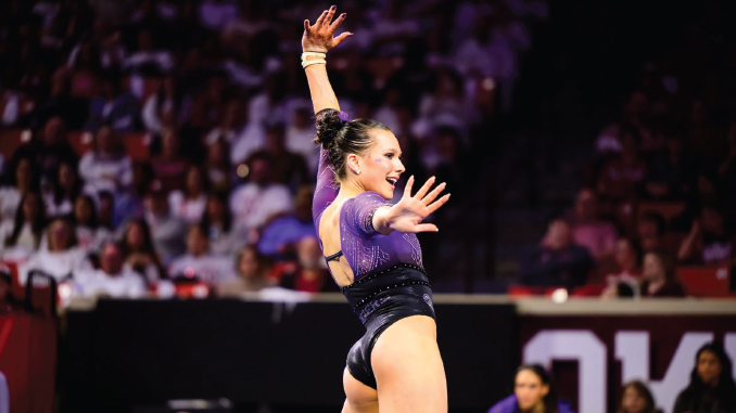 LSU Gymnastics Showed Resilience In Its Meet At Oklahoma