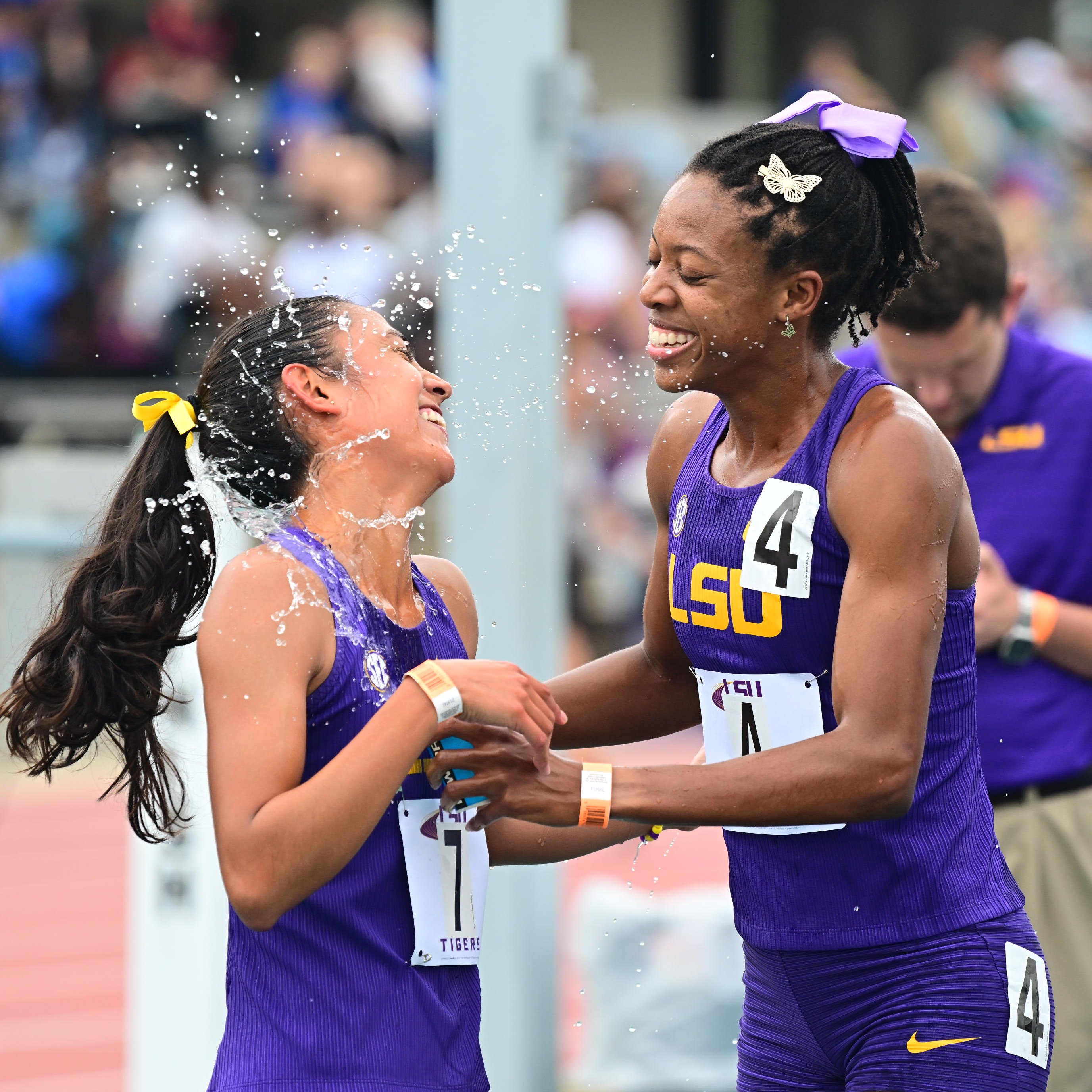 Michaela Rose and Lorena Batres Rangel share a moment