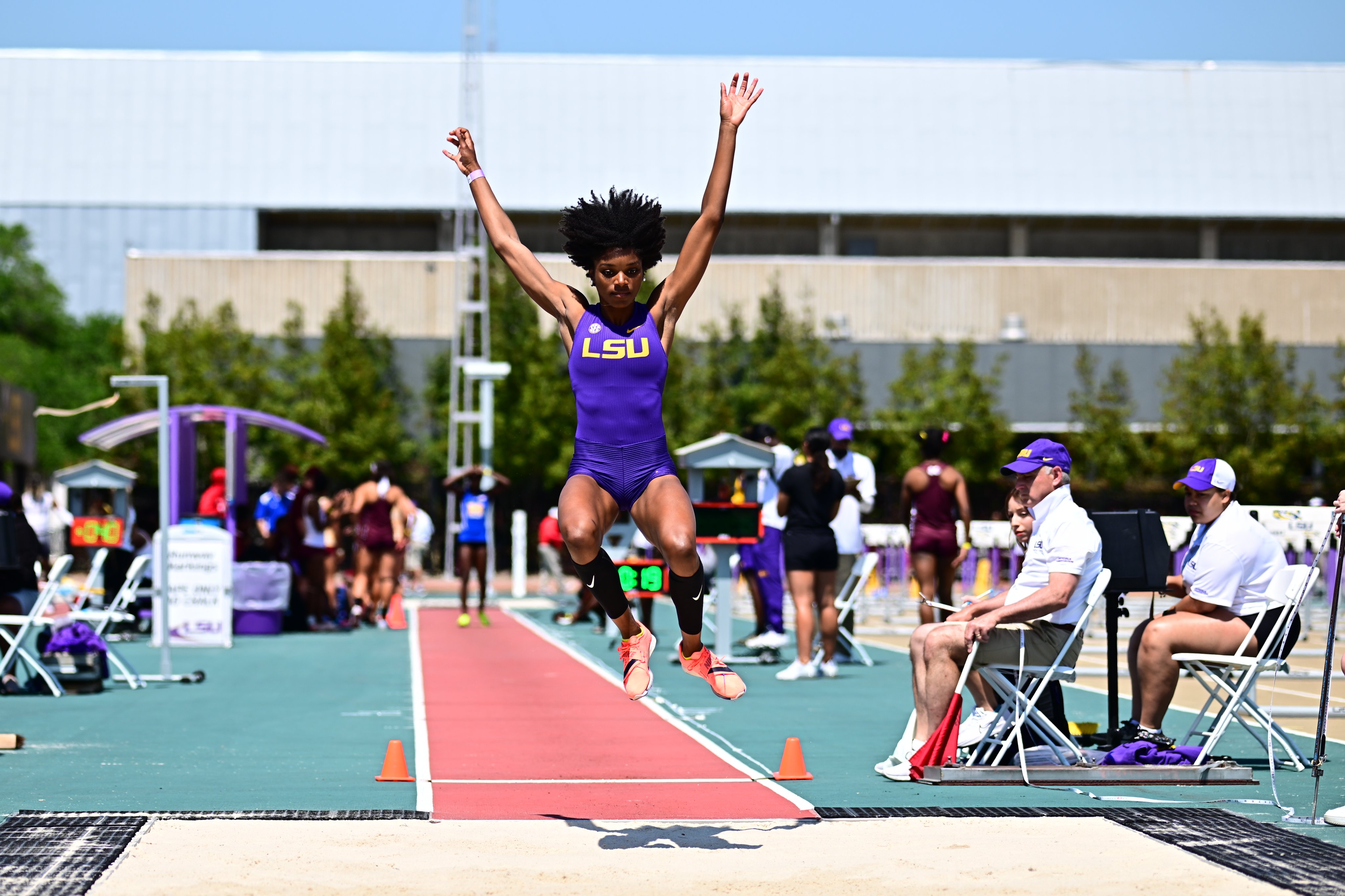 Morgan Smalls in long jump