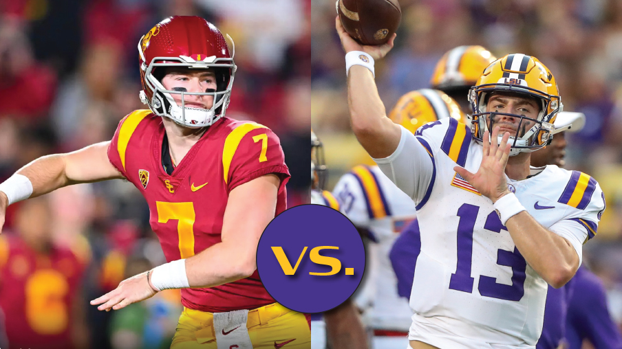 Lsu usc opener will be a quarterback orientation bowl tiger rag