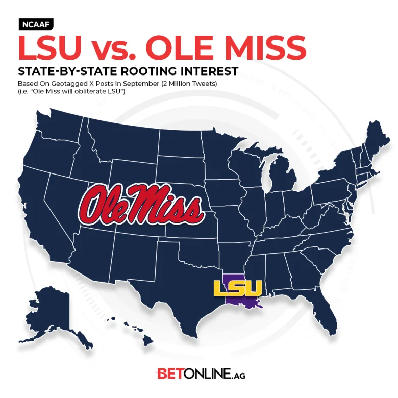 OleMissLSUMap_BetOnlineag | TigerRag.com