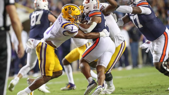 LSU linebacker Omar Speights