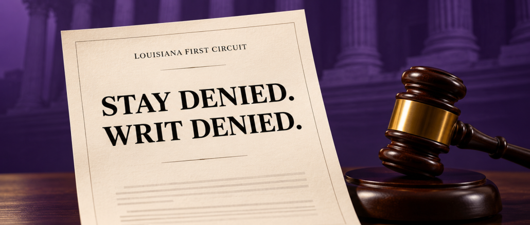 SEC Eligibility Stay Request Denied